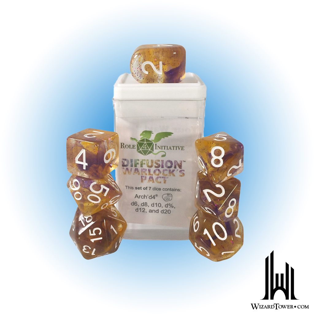 SET OF 7 DICE: DIFFUSION WARLOCKS PACT